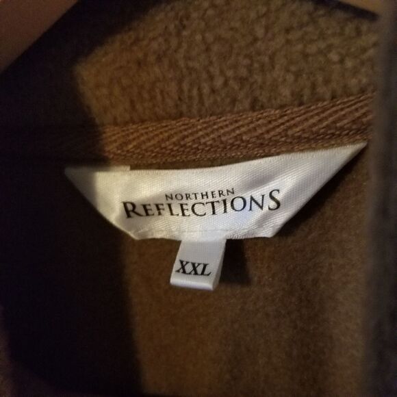 𝅺northern Reflections Sweater Vest Zippered Fleece Size XXL - Picture 4 of 6